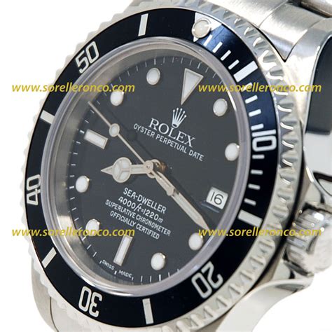 rolex sea dweller 1997 nero con datario